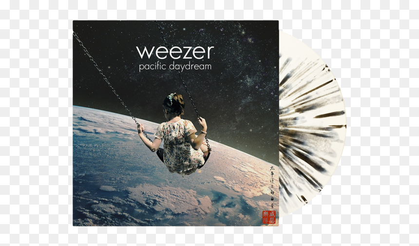 Pacific Daydream Vinyl - Weezer Pacific Daydream, HD Png Download - black splat png