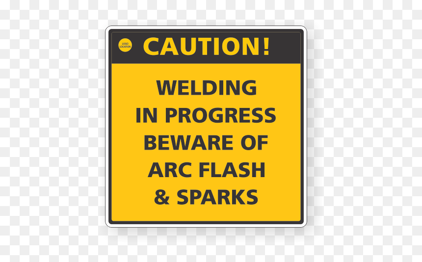 Caution Welding In Progress, HD Png Download - attention sign png