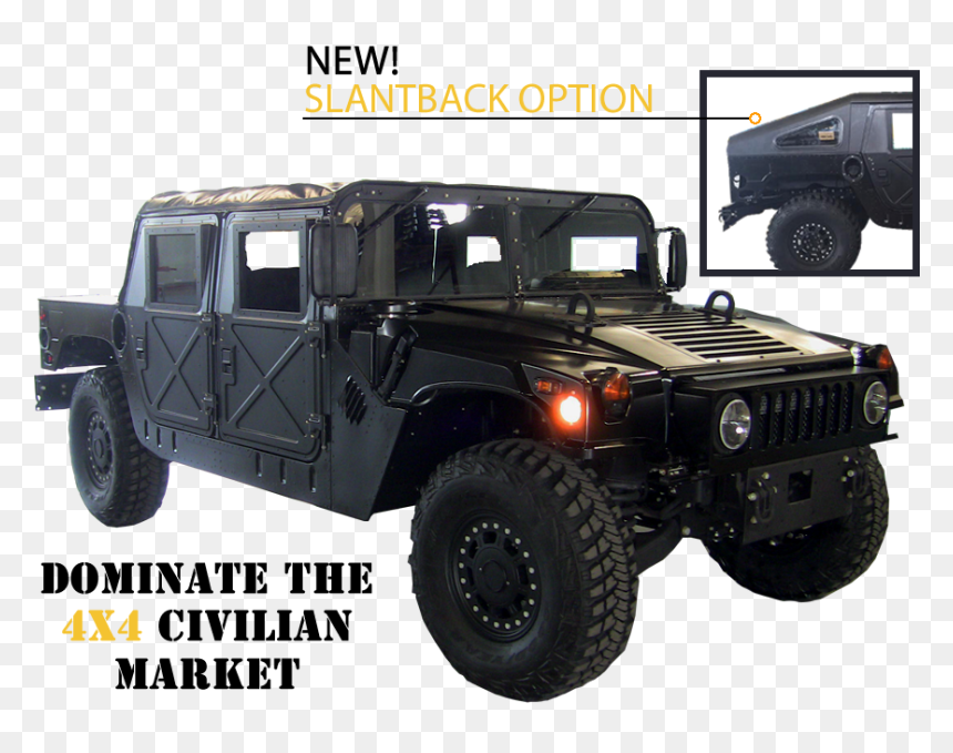 Hummer H1, HD Png Download - humvee png