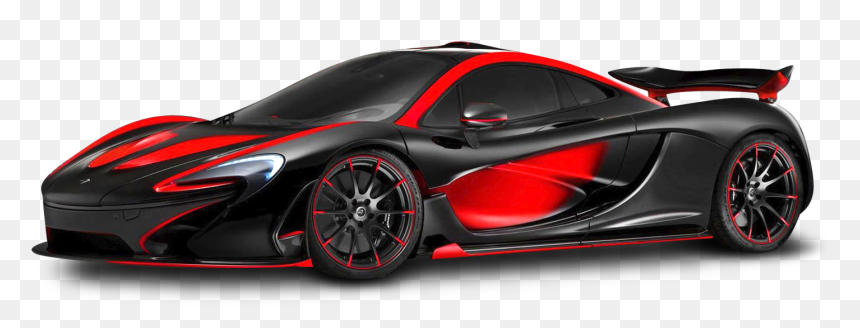 Mclaren Png Free Download - Mclaren P1 Black And Red, Transparent Png - mclaren png