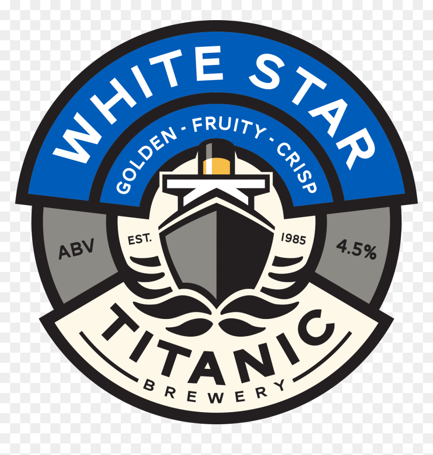 Titanic Plum Porter Ale, HD Png Download - white star png transparent