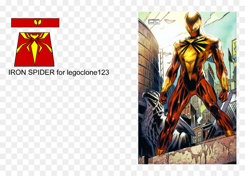 Iron Spider Civil War Comic, HD Png Download - iron spider png