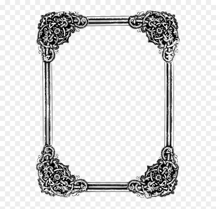 Transparent Balloon Borders Clipart - Frame Template, HD Png Download - ornate picture frame png