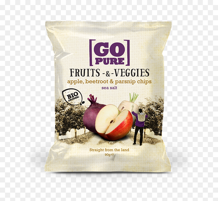 Go Pure Vegetable Chips, HD Png Download - fruits and veggies png