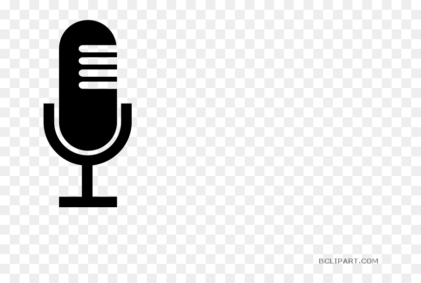 Retro Clipart Microphone - Illustration, HD Png Download - retro microphone png