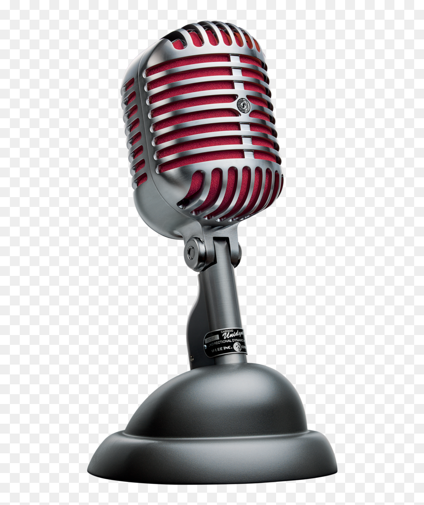 Shure 55 Desk Stand, HD Png Download - retro microphone png