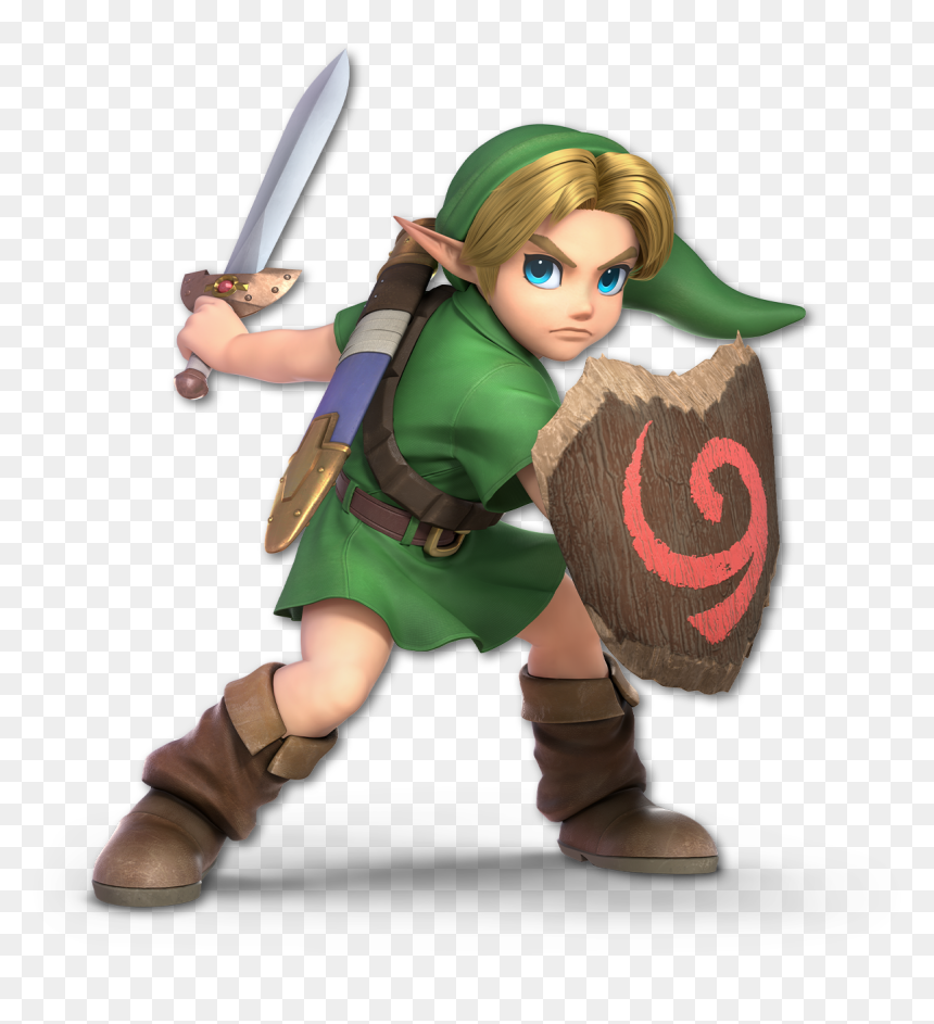 Legend Of Zelda Young Link, HD Png Download - twilight princess link png