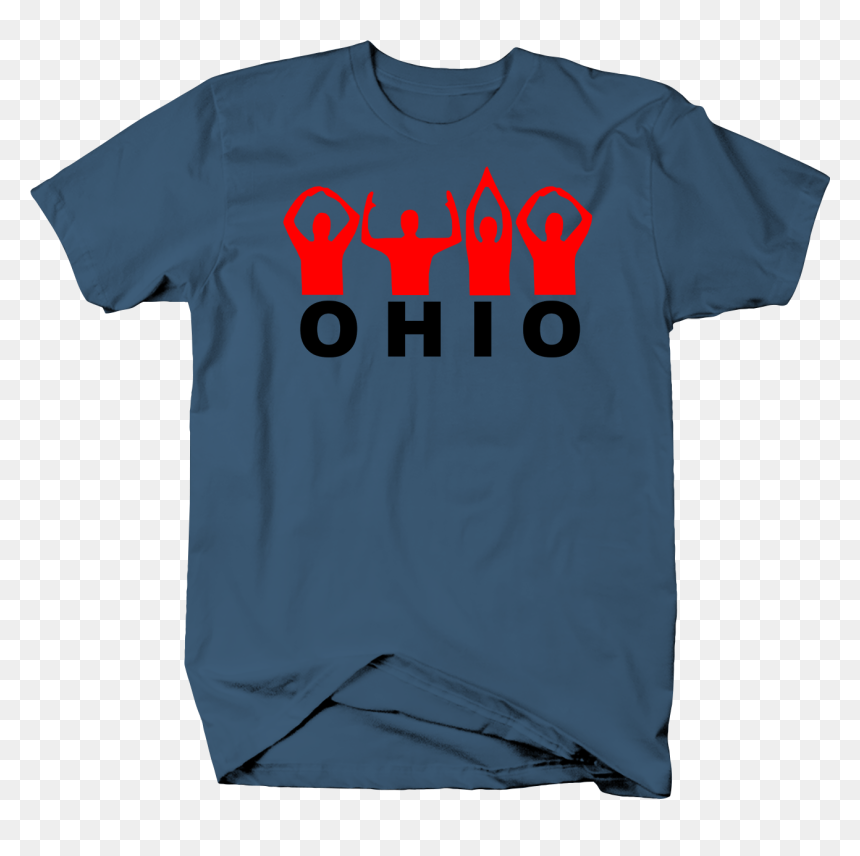 Ohio State Pride Funny Ymca Arm Movement In Red Tshirt - Communism Has Only Killed, HD Png Download - red tshirt png
