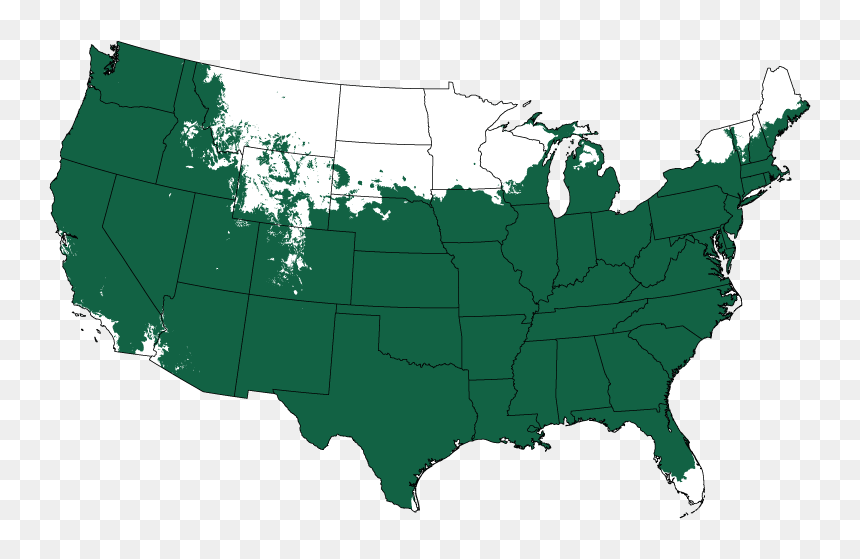 Divided Civil War Map, HD Png Download - sycamore tree png