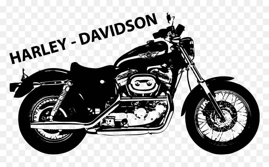 Harley Motorcycle Png For Kids - Harley Davidson 2003 883, Transparent Png - harley motorcycle png