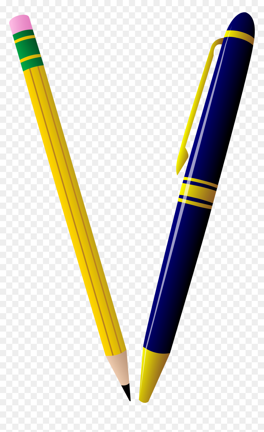 Pen And Pencils Clipart 3 By Andrea - Pen Clip Art, HD Png Download - pen png image