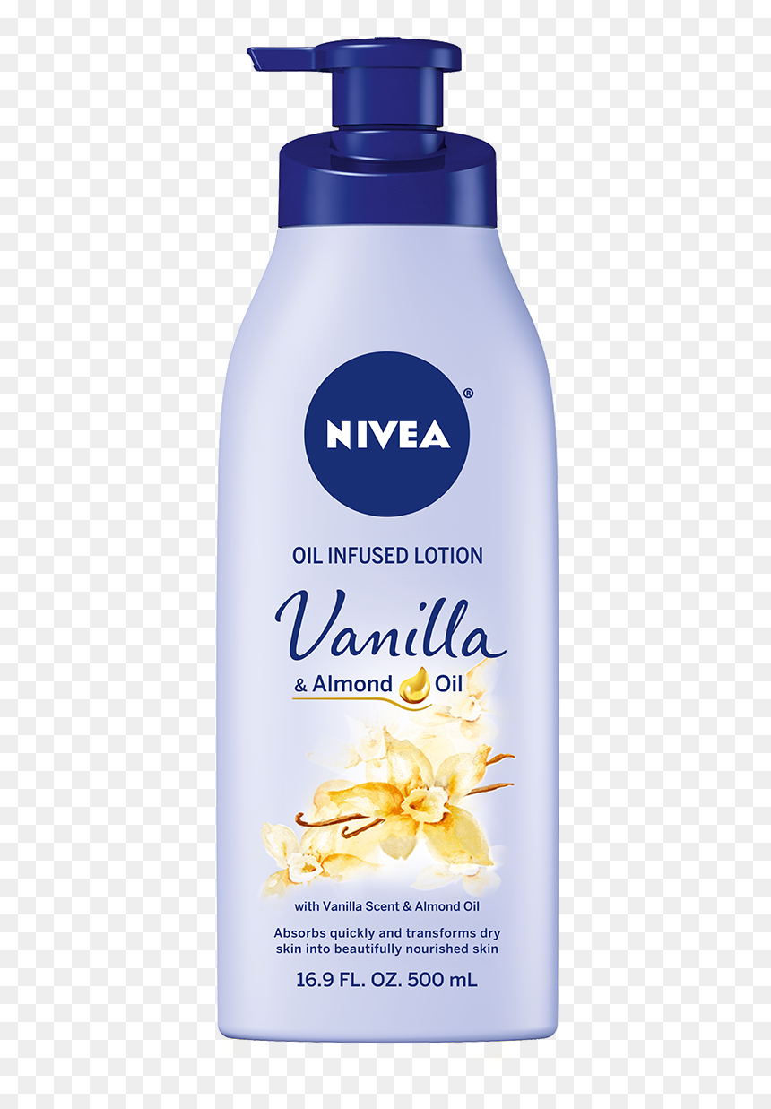 Nivea Lotion Cherry Blossom, HD Png Download - lotion bottle png