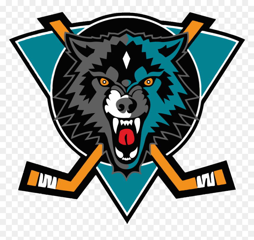 Ehl Wolves - Anaheim Ducks Logo, HD Png Download - wolf png images
