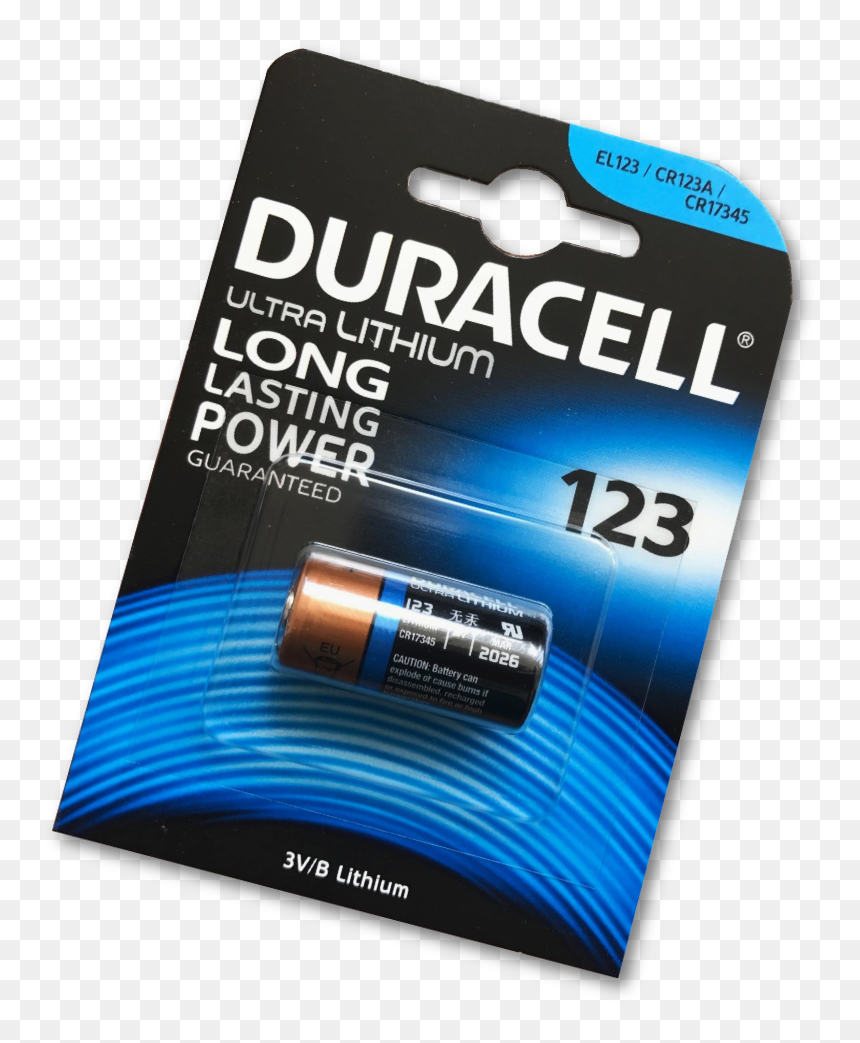 Image Showing The Duracell Cr123a - Multipurpose Battery, HD Png Download - duracell logo png