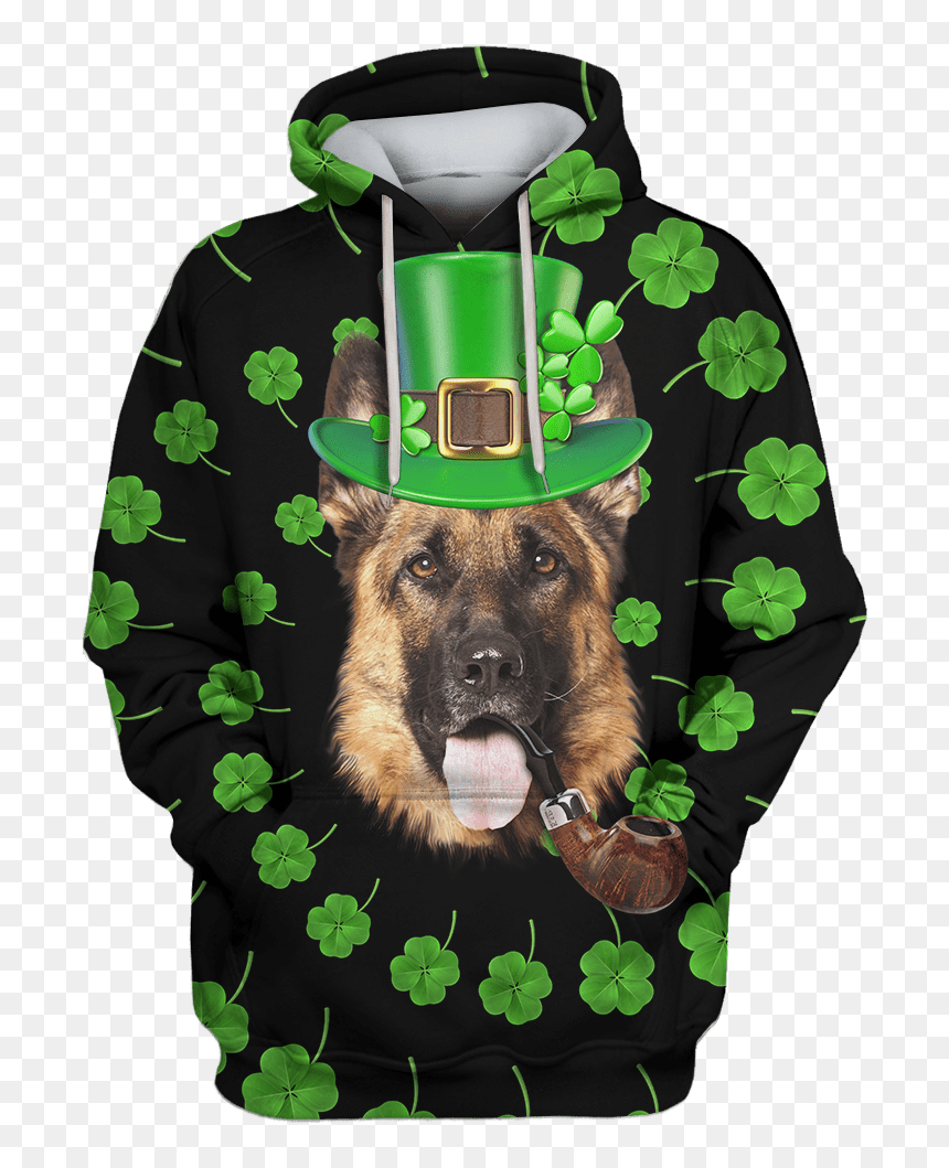 Gearhuman 3d German Shepherd Custom T-shirt - Hoodie, HD Png Download - german shepard png