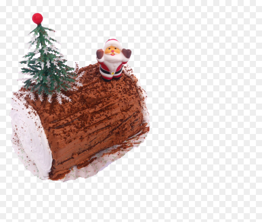 Transparent Tree Log Png - Christmas Log Cake Png, Png Download - tree log png