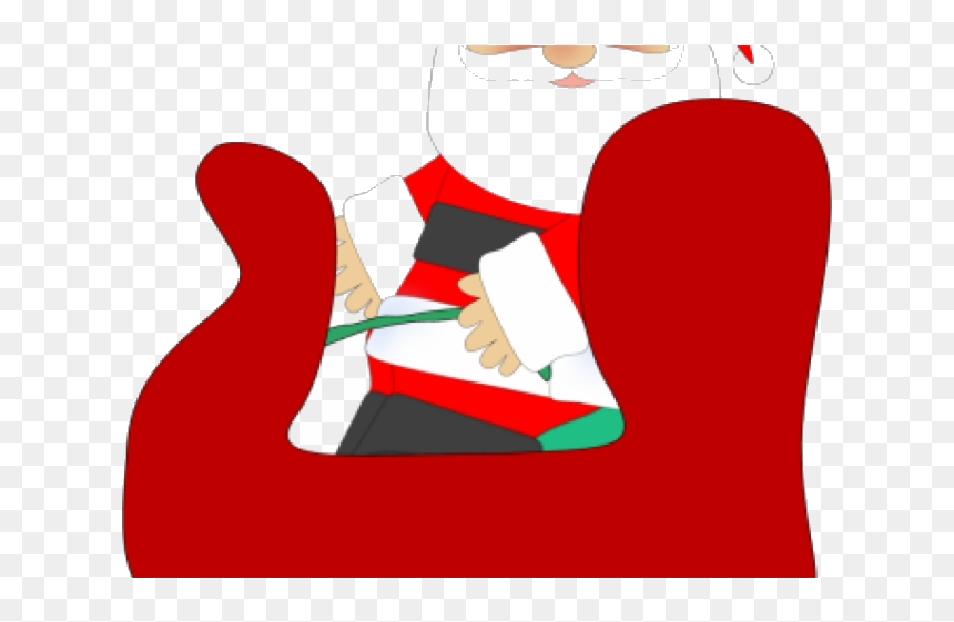 Sleigh Santa Clipart Hd X Transparent Png - Santa Sleigh Clipart, Png Download - santa png transparent