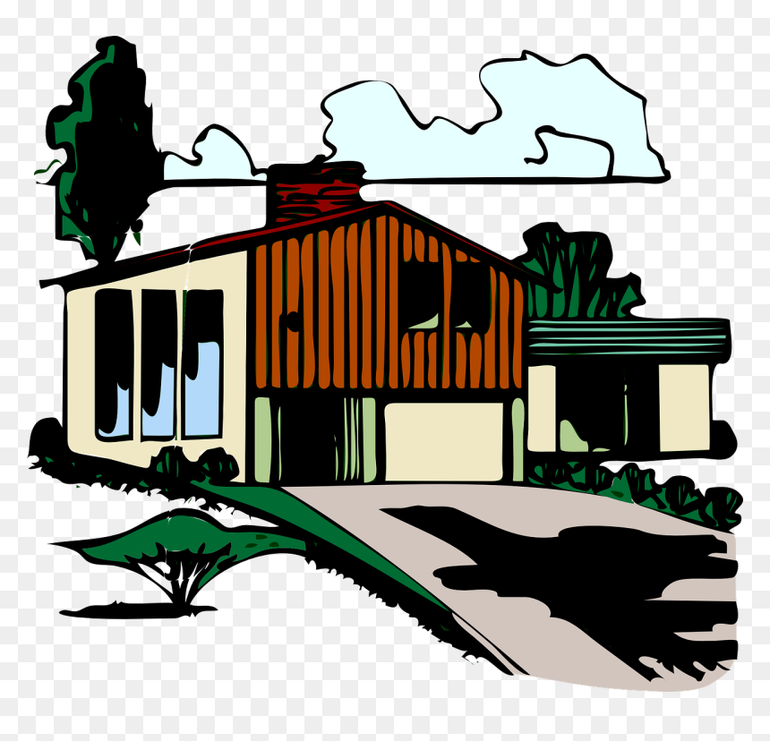Driveway Clipart, HD Png Download - casas png