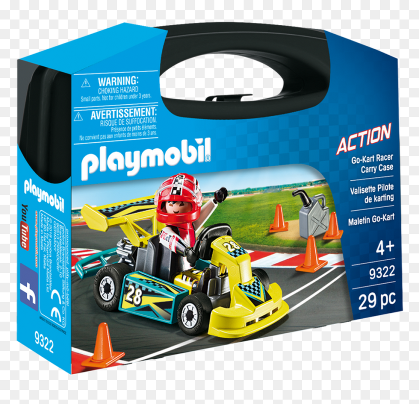 Playmobil Go-kart Racer Carry Case - Playmobil Kart, HD Png Download - go kart png