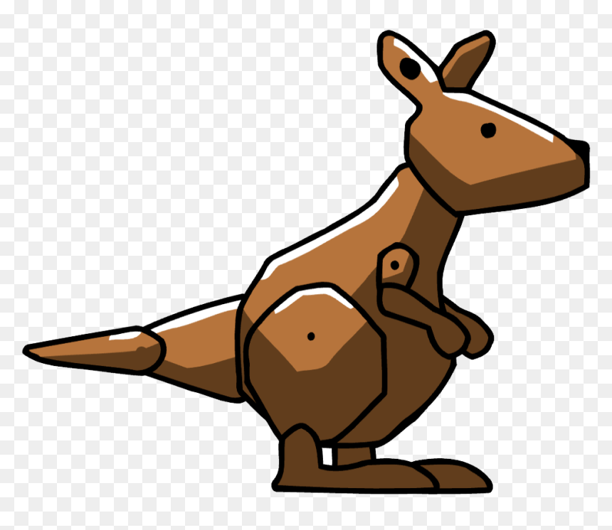 Families Clipart Kangaroo - Scribblenauts Joey, HD Png Download - kangaroo clipart png