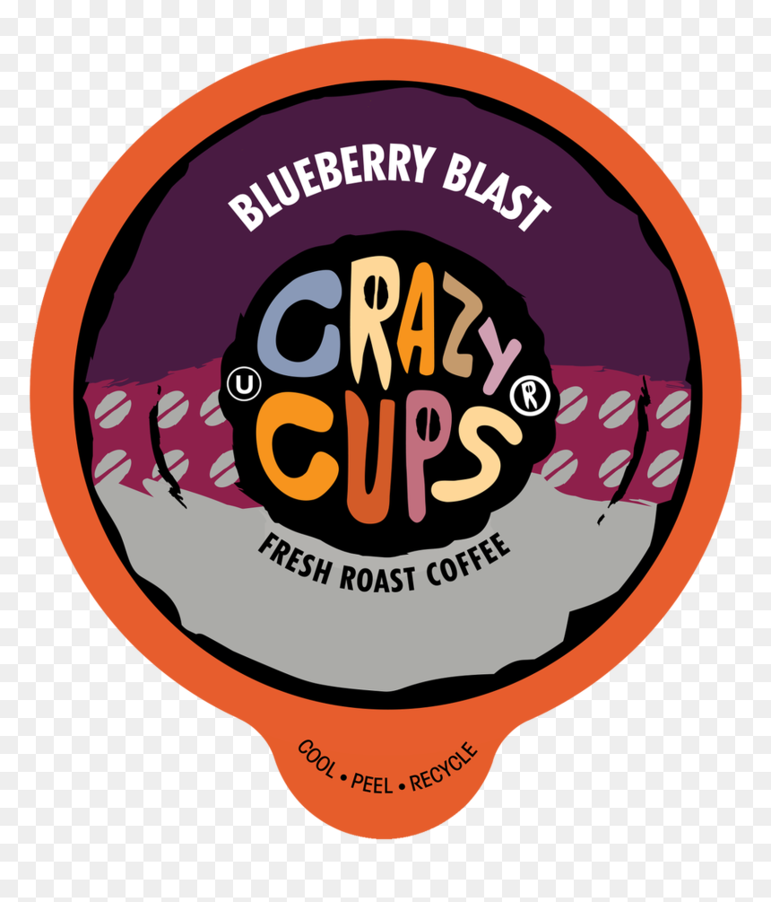 Crazy Cups Blueberry Blast Flavored Coffee Single Serve - Circle, HD Png Download - single blueberry png