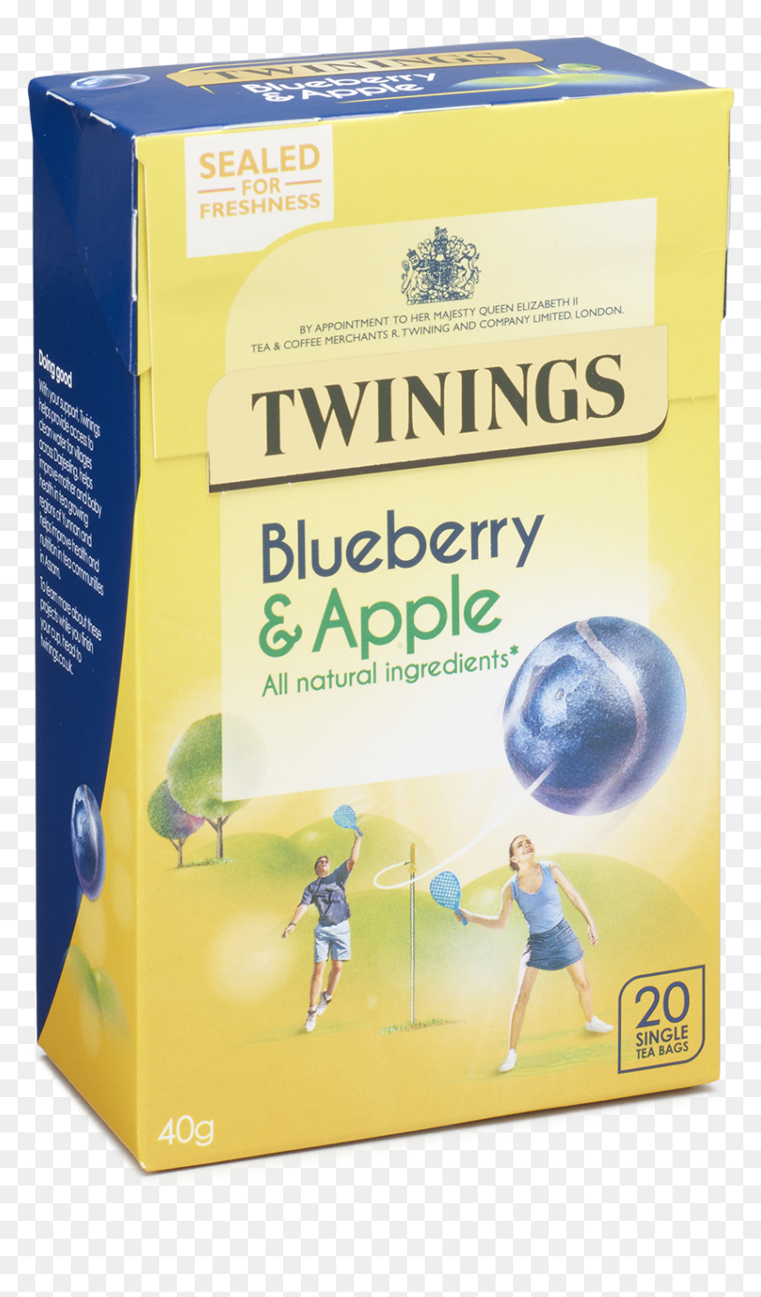 Twinings Blueberry And Apple, HD Png Download - single blueberry png