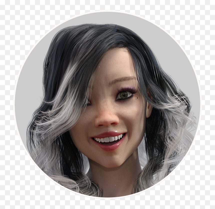 Transparent Jessica Nigri Png - Lace Wig, Png Download - wig.png