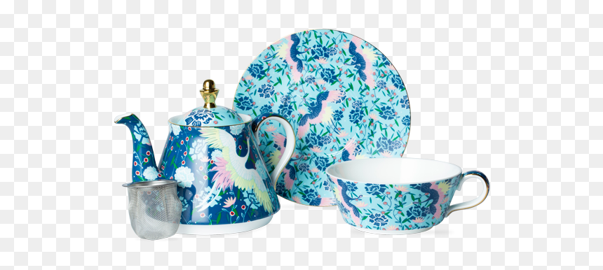Zoo Brews T41 Crane - T2 Teapot And Cup Set, HD Png Download - zoo animals png