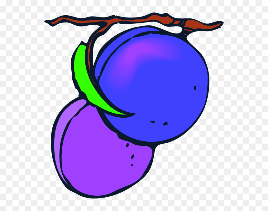 Pick Plum Clip Art, HD Png Download - plums png