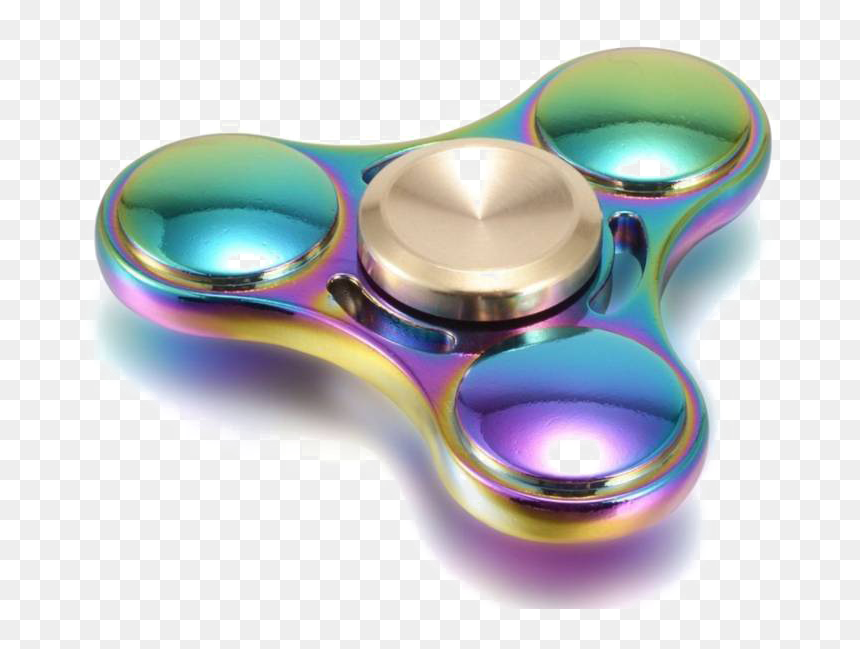 Rainbow Fidget Spinner Download Transparent Png Image - Halo Fidget Spinner Amazon, Png Download - fidget spinner transparent png