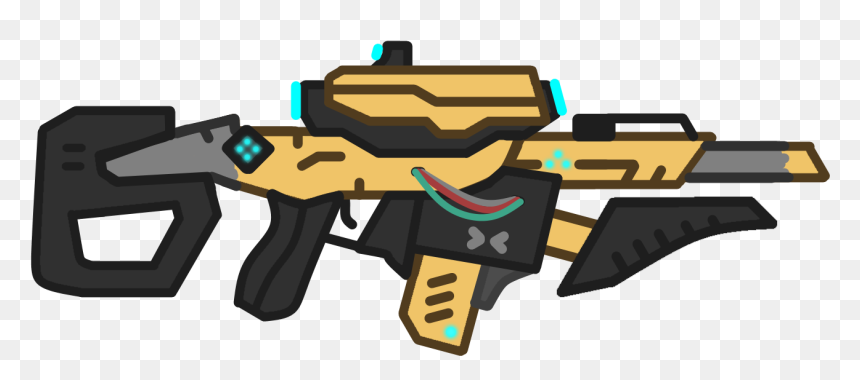 Assault Rifle, HD Png Download - bullet hole .png