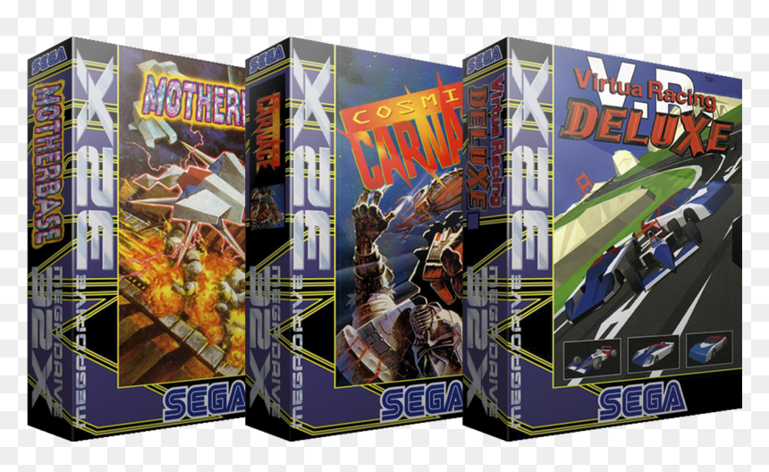 Sega 32x 3d Box, HD Png Download - bullet hole .png