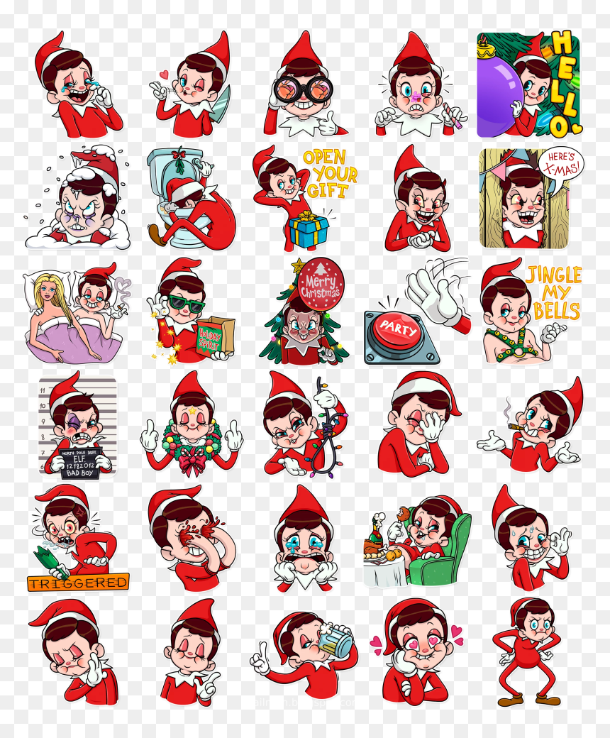 Clip Art, HD Png Download - elf on a shelf png