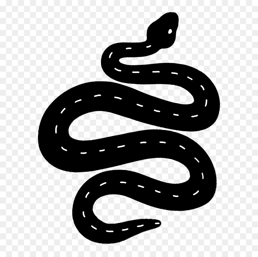 Serpent, HD Png Download - winding road png