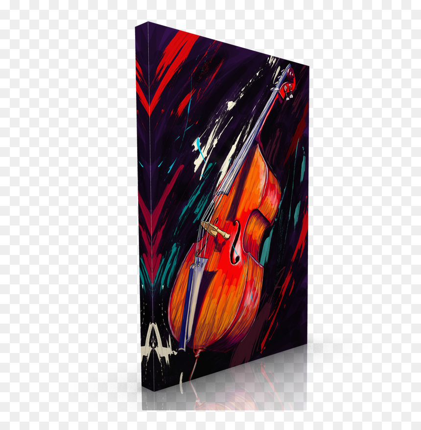 Double Bass - Violin, HD Png Download - double bass png