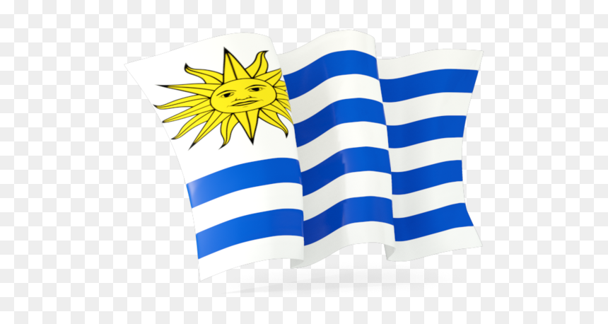 Uruguay Flag Waving - Greek Flag Png Gif, Transparent Png - mexican flag waving png
