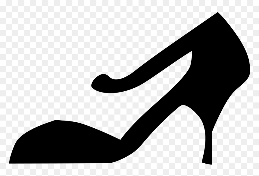 High-heeled Shoe Clip Art - Basic Pump, HD Png Download - high heel shoe png