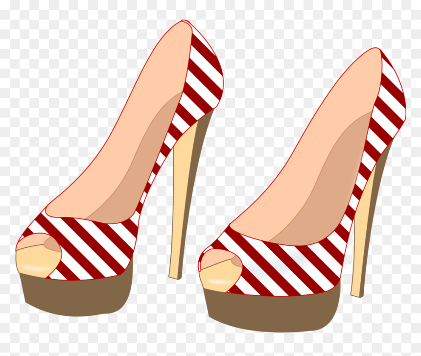 Sandal,high Heeled Footwear,outdoor Shoe - Shoe, HD Png Download - high heel shoe png