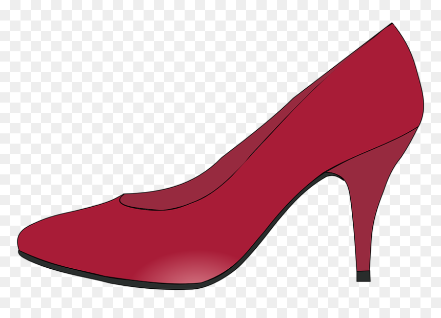 High-heel, Stilettos, Shoe, Pumps, Fashion, Pink, Lady - Cartoon High Heel Shoes, HD Png Download - high heel shoe png