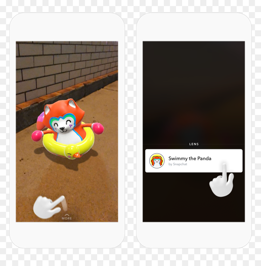 Snapchat Try Lens, HD Png Download - snapchat heart filter png