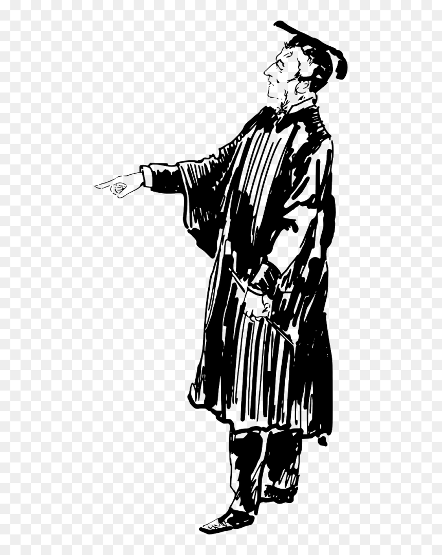 Lawyer Judge Man Free Photo - Indian Lawyer Clipart, HD Png Download - judge wig png