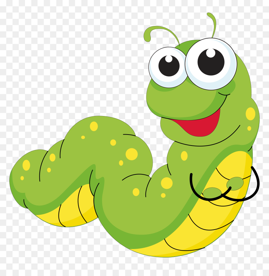 Very At Getdrawings Com - Worm Cliparts, HD Png Download - hungry caterpillar png