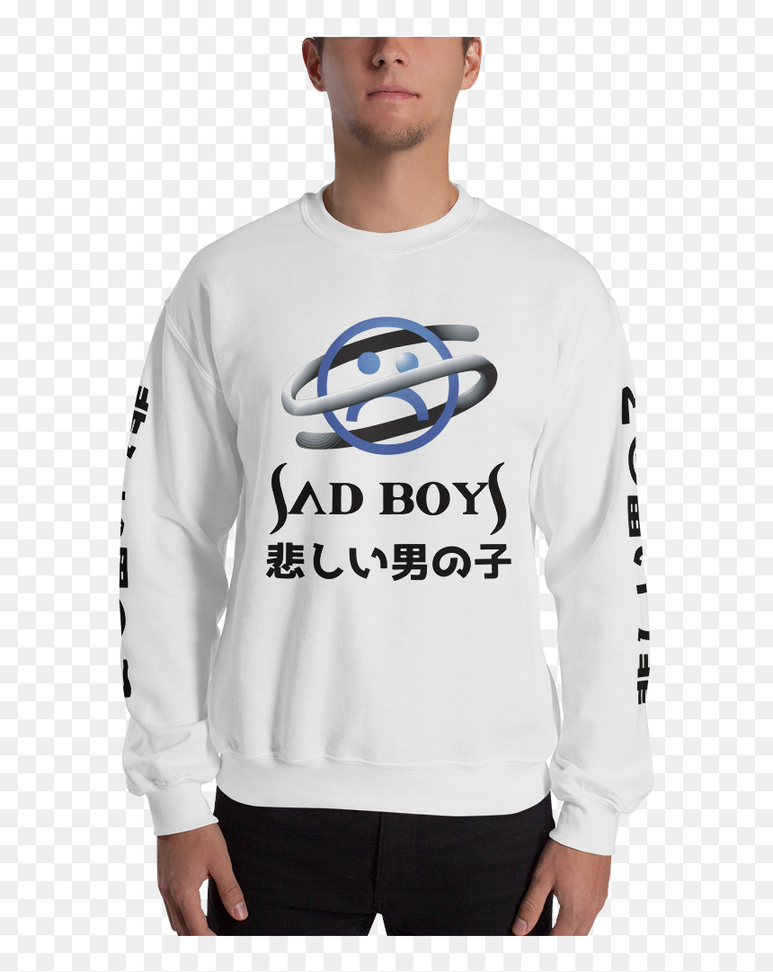 Sega Saturn Sad Boys Crew Neck Sweatshirt - Gucci Brand T Shirt, HD Png Download - sad boys png