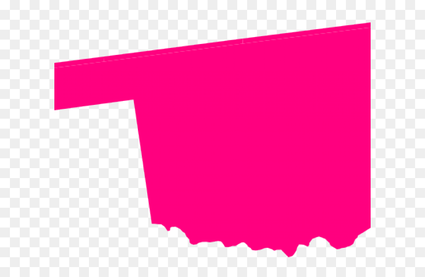 Oklahoma Map Cliparts, HD Png Download - oklahoma outline png