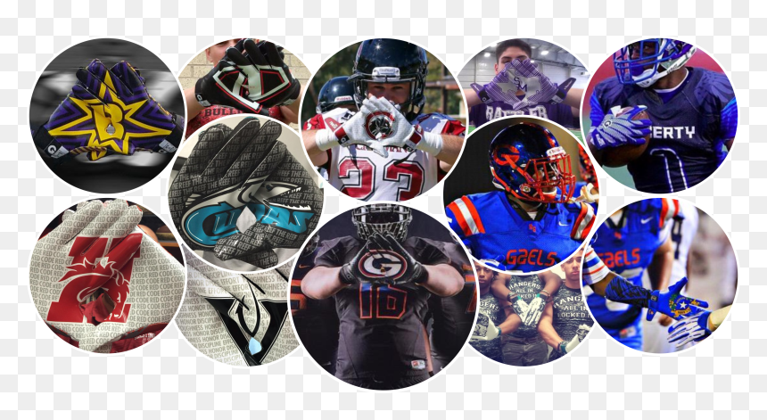 Customized Football Custom Gloves, HD Png Download - odell beckham catch png