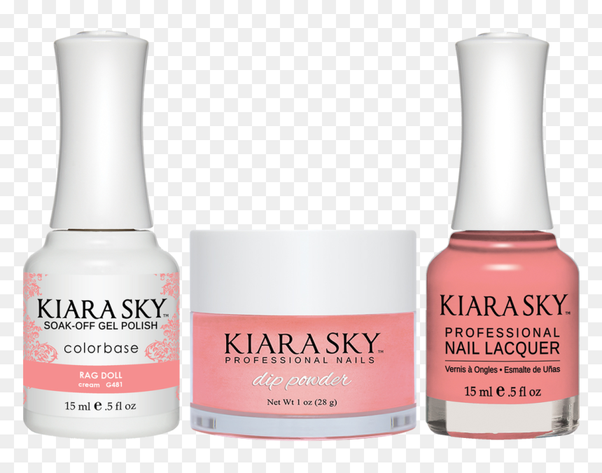 Kiara Sky 3in1 - Color Kiara Sky Nail Dip, HD Png Download - rag doll png
