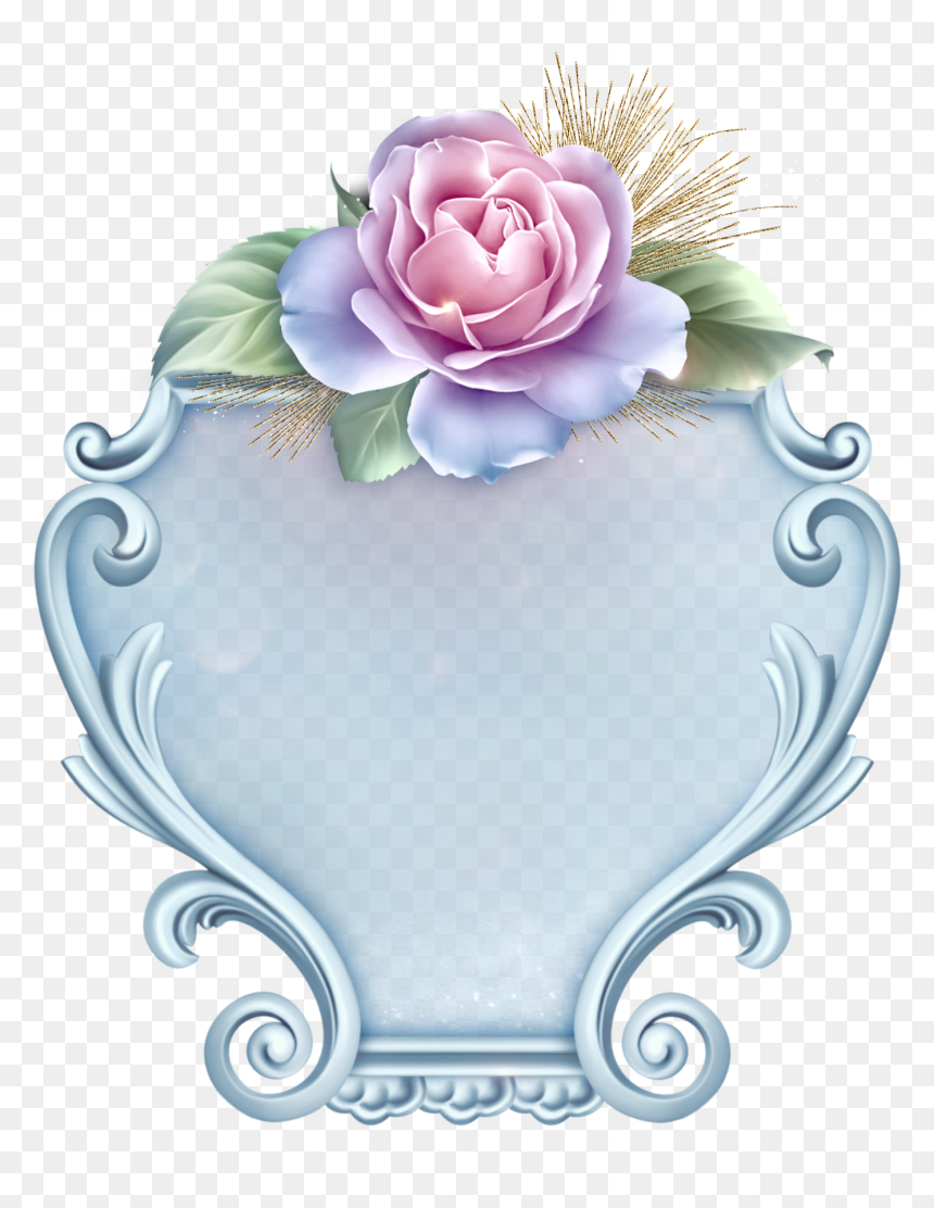 Garden Roses, HD Png Download - frost frame png