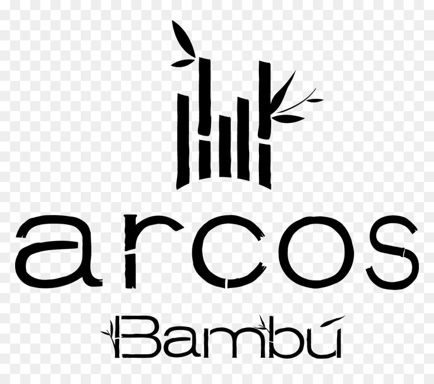 Arcos Bambu Logo Negro 19012017 - Poster, HD Png Download - pesos png