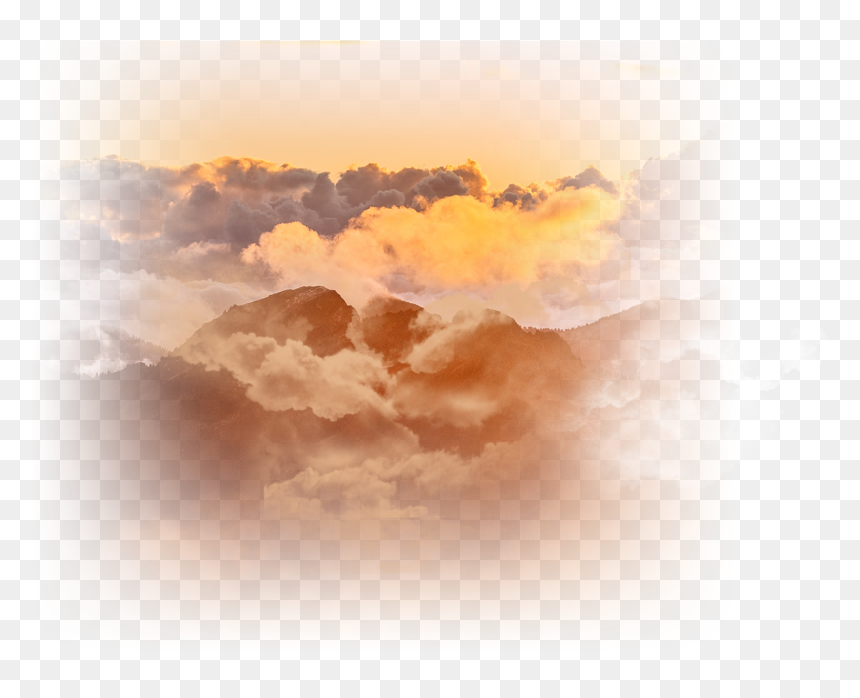 Transparent Cloud Of Smoke Png - Orange Smoke Png, Png Download - cloud of smoke png