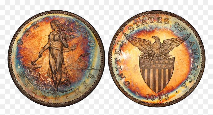 1903 Peso Coin, HD Png Download - pesos png